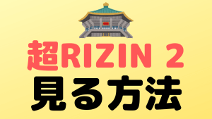 super rizin2 view